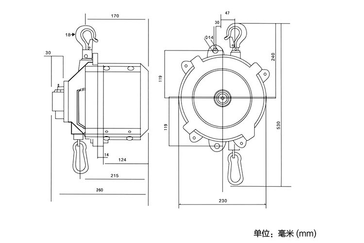 弹簧平衡器